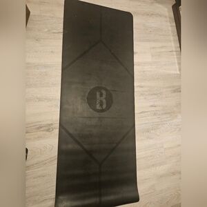 Black Buti Movement B ALIGNED Yoga Mat with Logo